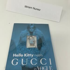 Rare Hello Kitty Meets Gu€€i in Vogue Pendant/Charm